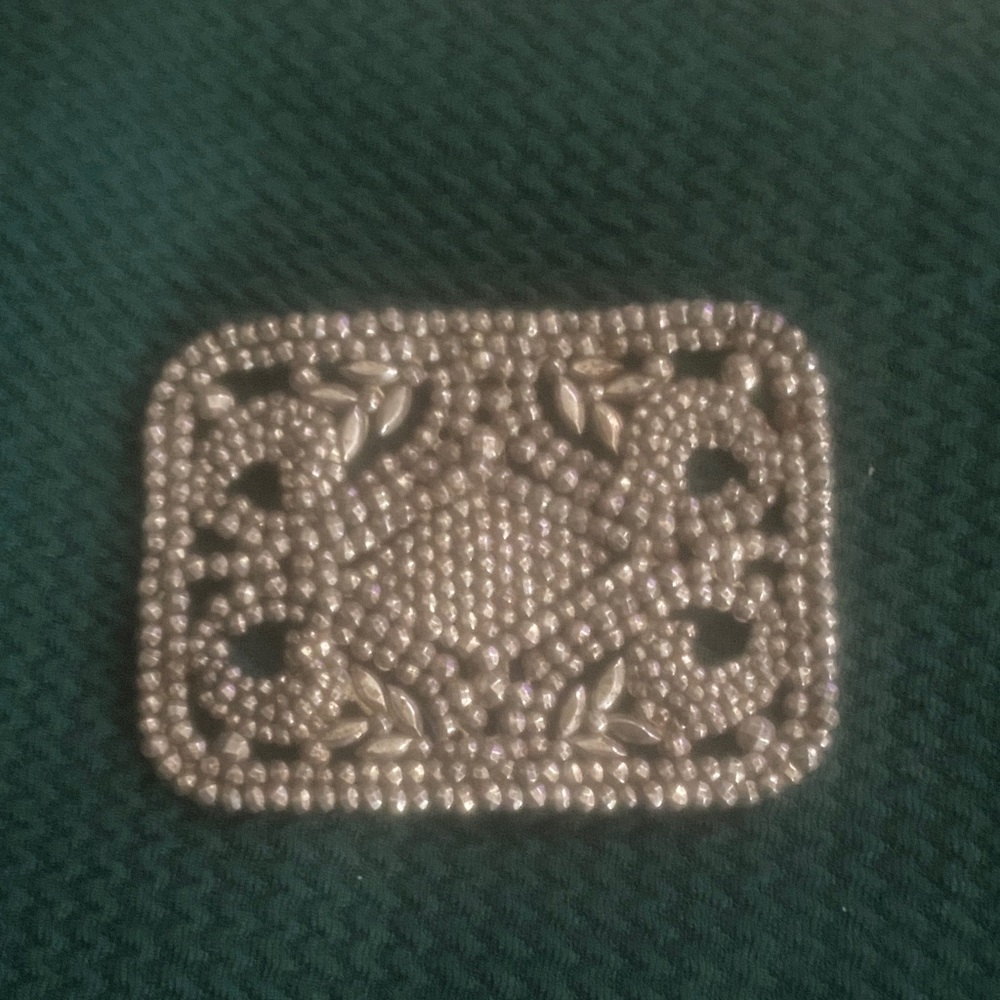 Elegant Silver Brooch